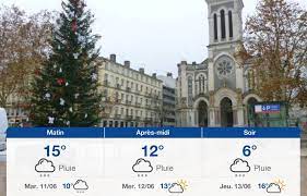 Météo vendredi, 14:00 majoritairement clair. Meteo Saint Etienne Previsions Du Lundi 10 Juin 2019