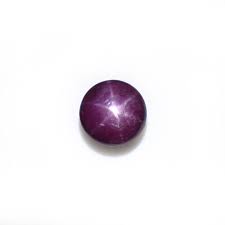 パープルスターサファイア(宝石名パープル・スター サファイア)インド産 3.91ct 識別済[231023889]8x8mm前後 | TOP  STONE(トップストーン)