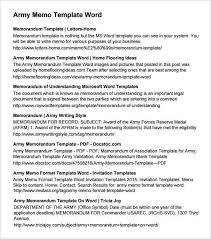 Army Memorandum Template 3 Memorandum Template Memo Template Word Template