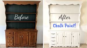 Soldblack farmhouse hutch china cabinet black hutch | etsy. Diy Chalk Paint Hutch Makeover Youtube