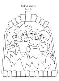 With hand drawn illustrations these fiery furnace activities are perfect for your upcoming sunday school lesson in the book of daniel. Amazing Fiery Furnace Coloring Page Shadrach Meshach And Abednego In The Bible Coloring Home