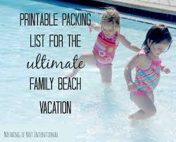 ultimate beach packing list for your next family vacation