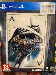 Demon seals wonder city batman arkham city game guide. Ps4 Batman Return To Arkham Bnib Arkham Knight Goty Toys Games Video Gaming Video Games On Carousell
