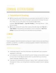 Like the standard cover letter, it also provides a summary of the contents of. Formal Letter Email Estructura Docsity