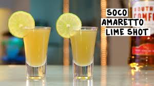 Soco Amaretto Lime Shot Tipsy Bartender Recipe Tipsy Bartender Cocktail Recipes Easy Frozen Alcoholic Drinks Recipes