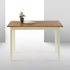 Zinus Becky Farmhouse Wood Dining Table Walmart Com Wood Dining Table Dining Table Industrial Style Dining Table