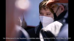 Iris mittenaere was born on january 25, 1993 in lille, france. Iris Mittenaere Lea Seydoux Celebrities Attend The Monaco E Prix 2021 May 08 2021 Youtube