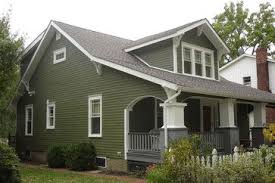 Pin By Shannan Simon On Ideas For Home Green House Exterior Green Exterior House Colors House Paint Exterior
