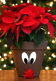 Reindeer Flower Pots Christmas Crafts Xmas Crafts Christmas Pots
