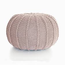 Find all products by department: Cotton Craft Hand Knitted Cable Style Dori Pouf Floor Ottoman 100 Cotton Braid Cord Handmade Hand Stitched Pouf Round Stools Ottomans Aliexpress