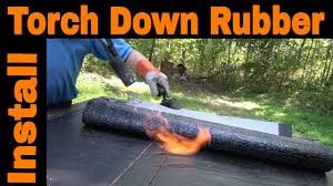 The product gets its name from the method of application used to install adhere it to a building's structure. 30 Years Of Tips And Tricks Installing Torch Down Rubber Roof Demonstration Youtube