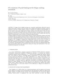 Testing method are sensitive to specimen and loading geometry and strain rate. Pdf Fe Evaluation Of 4 Point Bending Test For Fatigue Cracking Assessment