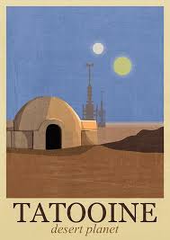 Star Wars Art Retro Travel Poster Star Wars Poster Art Tatooine Minimalist Art Poster Gift Boyfriend Star Wars Art Retro Travel Poster Star Wars Wall Art