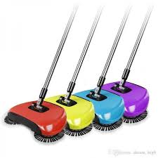 Matura Perii Rotative Sweep Drag Cu Rezervor De Praf Inclus Functioneaza Pe Orice Suprafata Lemn Gresie Parchet In 2020 Broom And Dustpan Broom Sweeper Broom