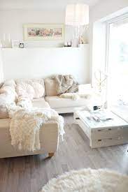 Danielle colding achieved her signature cozy cool look in this prewar apartment on manhattan's upper west side. 33 All White Room Ideas For Decor Minimalists Small Living Room Design Small Living Room Decor Shabby Chic Living Room