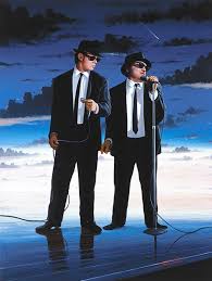 The first saturday night live skit to be spun off into a movie, and arguably the best. Blues Brothers In Pure Blues Signed By Dan Aykroyd Suchiu Art