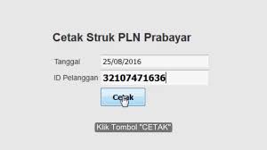 Cara Cetak Struk Pembayaran Pln Youtube
