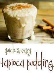 Quick Easy Tapioca Pudding Alisha Enid Tapioca Pudding Easy Pudding Recipes Easy Puddings
