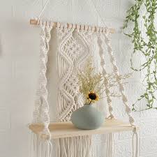 Check spelling or type a new query. Hand Woven Macrame Shelf Tapestries Rack Wooden Shelves For Wall Bohemian Decorative Wall Hanging Shelves Plant Holder Home Deco Big Discount 03a013 Goteborgsaventyrscenter