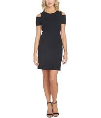 1 State Womens Cold Shoulder Bodycon Dress