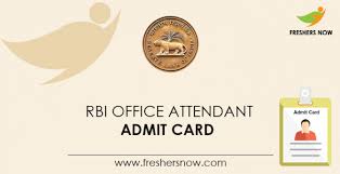Reserve bank of india will release the result for rbi office attendant 2021 soon. Rbi Office Attendant Admit Card 2021 Out Exam Date Rbi Org In