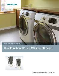 Why is my washing machine tripping gfci? Siemens Q115dfp Mp115dfp Q120dfp Specification Manualzz