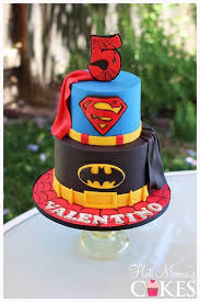 Birthday Cake For Hero Super Hero Cake Featuring Superman Batman And Spider Man Www Hotmamascakes Net Superhero Cake Superman Cakes Superman Birthday Party