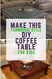 Ana white is here to share the construction plan of the table in a detailed step by step process, starting right from the. Make This Diy Coffee Table For 100