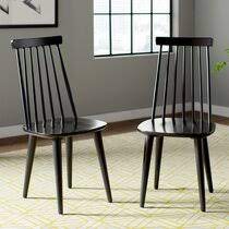 Modern black wood dining chairs. Black Modern Kitchen Dining Chairs You Ll Love In 2021 Wayfair