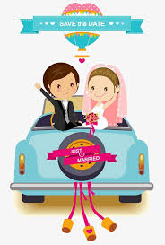 Cartoon Wedding Car Background Vector Material Cartoon Vector Wedding Vector Car Vector Pn Cartoon Wedding Invitations Wedding Couple Cartoon Wedding Car