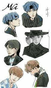Pin By Javiera On Mingi In 2020 Kpop Drawings Cute Art Kpop Fanart