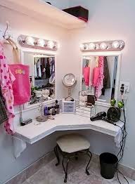 Diy Makeup Room Ideas On A Budget Cheap Decoration The center of the light bulbs are six inches apart.