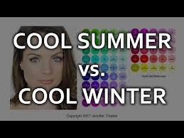 If you are a cool winter, you most likely have the following characteristics: Cool Summer Vs Cool Winter Seasonal Color Analysis Youtube