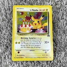 Pikachu Birthday Values - MAVIN