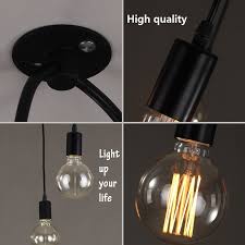 The right light fixture should match the size of the room other types of ceiling lights should easily fit standard light bulb sizes and shapes. Modern Chandeliers Spider Chandelier Ceiling Lamp Light Fixture Retro Edison Bulb Light Vintage Loft Antique Hanging Best Children S Lighting Home Decor Online Store