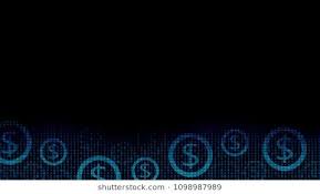 Background Of Financial Technology Business With Dollar Euro Currency Successful Transform To Innovati Stock Illustration Blockchain Cryptocurrency Financial