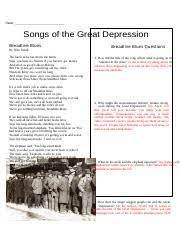 In most countries, it started in 1929 and lasted until the late 1930s. Causes And Characteristics Of The Great Depression Worksheet Docx Name Causes Characteristics Of The Great Depression Directions Use The Word Bank At Course Hero