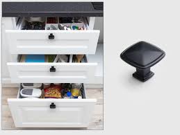 black square cabinet pulls and knobs