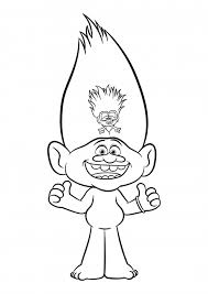 Play queen barb coloring game online for free. Cheerful Troll Guy Diamond Coloring Pages Trolls World Tour Coloring Pages Colorings Cc