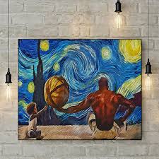 African american art african art caricatures black love art black man black fathers black artwork afro art dope art. Black Father And Son Starry Night Van Gogh Poster