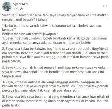 We did not find results for: Ayat Klasik Ada Jawapan Ngong Pun Ada Aktivis Senarai 14 Alasan Popular Remaja Hamil Luar Nikah Saya Tak Boleh Kahwin Tak Tahu Mana Satu Viral Mstar