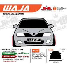 Jun 24, 2021 · 4) bukan merupakan delik penghinaan dan/atau pencemaran nama baik jika konten disebarkan melalui sarana grup percakapan yang bersifat tertutup atau terbatas. Sticker Kereta Proton Waja 1pcs Depan Boleh Tukar Warna Dan No Plat Shopee Malaysia