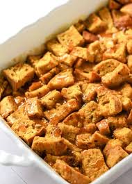 Vegan French Toast Casserole With Pumpkin Spice Keeping The Peas