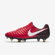 Nike Tiempo Legend Vii Anti Clog Sg Pro Red Black Fire Ice Red Nike Cleats Soccer Cleats Cleats