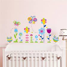 Buy Cute Flowers Owls Butterflies Vinyl Art Wall Stickers Kids Baby Room Decor In9x At Affordable Prices Free Shipping Real Reviews With Photos Joom