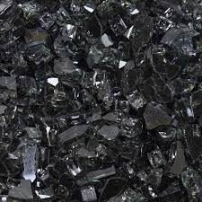 Use our decorative fireglass with fire pits and gel burners. Tempered Fire Glass 1 4 Dark Matter Black Reflective 10 Lb Jar