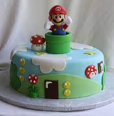 Peach's birthday cake is princess peach's board featured in mario party. Super Mario Bros Cake