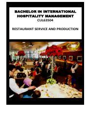 After all, it's what defines us as a country and as an airline. Chapter 5 Legal Legislations In The Restaurant 1 Pdf Bachelor In International Hospitality Management Cul63504 Restaurant Service And Production Course Hero