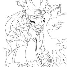 Gambar Mewarnai Anime Naruto
