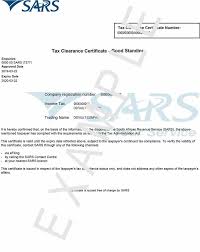 To be a listed supplier or service provider for large corporations / government institutions, you will need a tax clearance certificate. Tax Clearance Certificate Junk Mail